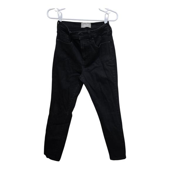 Everlane jeans womens size 29 black the authentic high rise stretch ankle skinny - Picture 2 of 8